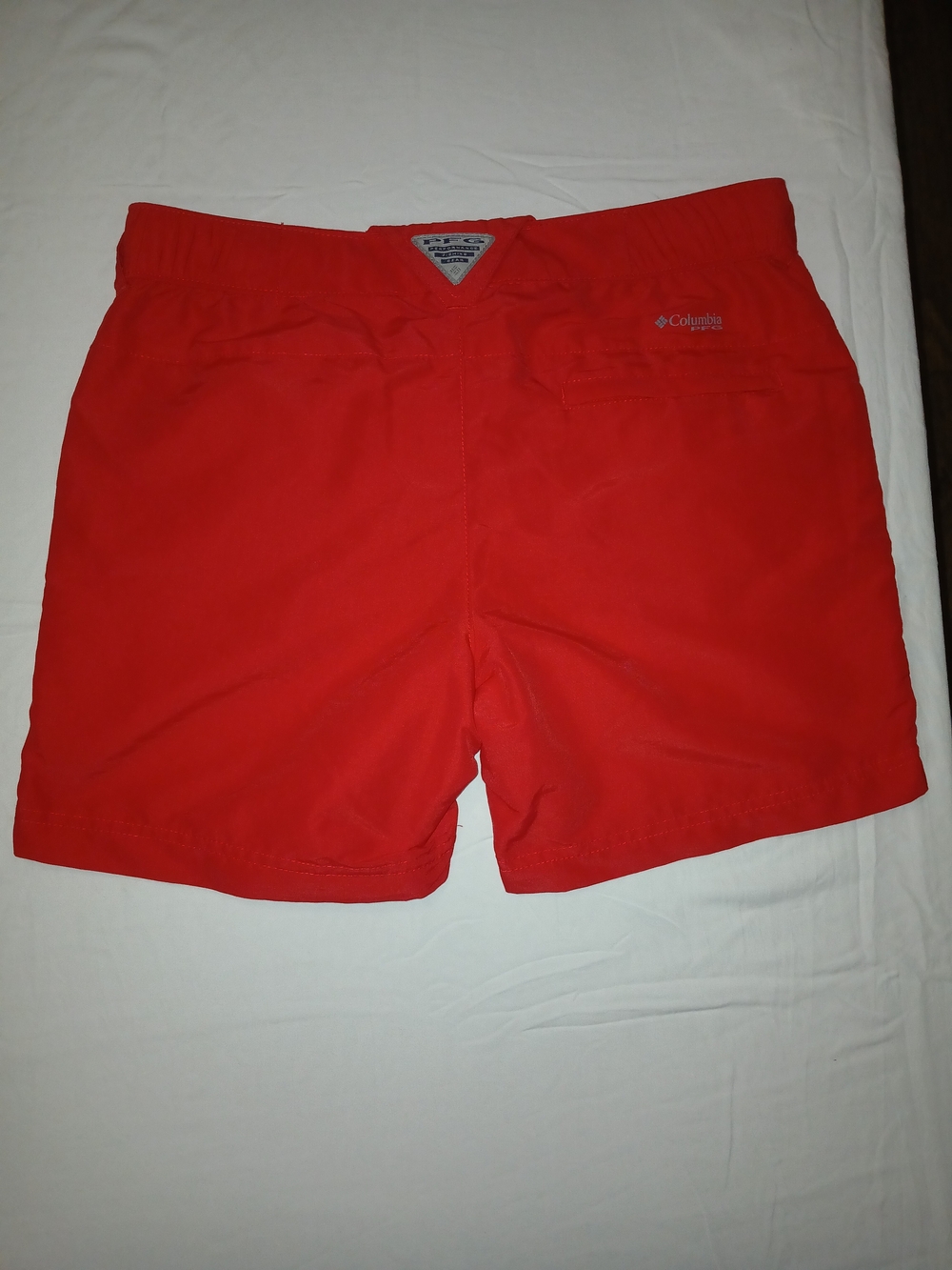Columbia Performance Fishing Gear Womens Bright Red Athletic Shorts